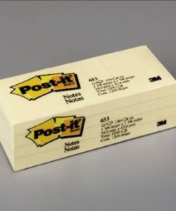 Block Post-It 3M 653 1.5X2 Amarillo 100H