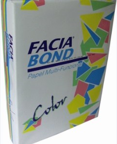 Papel Facia Color Cta Con 500 Amar.Past.75G