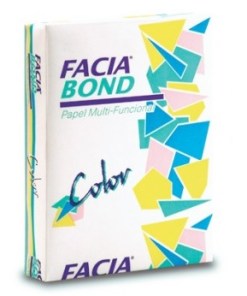 Papel Facia Color Cta Con 500 Rosa Past.75G