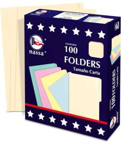 Folder Nassa Carta Crema Con 100