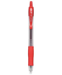 Boligrafo Pilot G2 .5 Rojo Extrafino