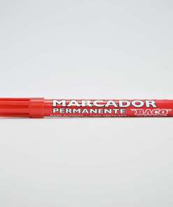 Marcador Baco Permanente Rojo