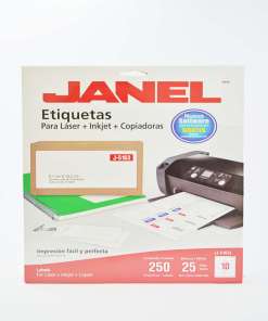 Etiqueta Janel 5163 5.1 X 10.2 C/25 Hjs