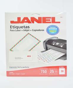 Etiqueta Janel 5260 2.5X6.7 C/25 Hjs