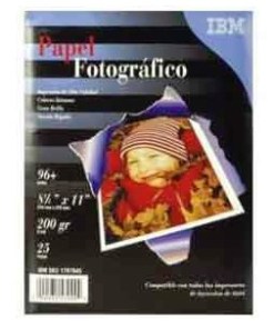 Papel Ibm Fotografico Cta C/25 17R7945