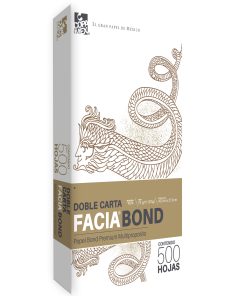 Papel Facia Bond Doble Carta 75Grs Con 500 Hojas