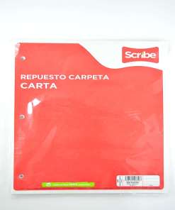 Hojas Scribe 3 Perf Raya C/100 Cta S3400