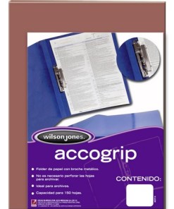 Carpeta Accogrip Cta Caoba Palanca