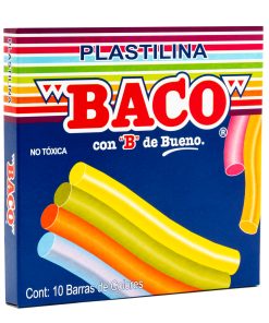 Plastilina Baco C/10 Barritas Surtido