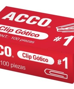 CLIP ACCO # 1 GOTICO C/100 P1680