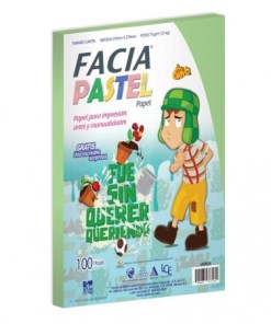 Papel Facia Color Cta Con 100 Vde.Past.75G