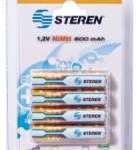 Pilas Recargables Steren Aaa C/4 Bat-Nm-Aaa 600Mah