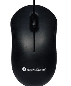 Mouse Techzone Alambrico Usb Negro Tzmou01