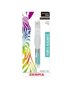 CORRECTOR COLOR BLANCO ZEBRA T.PLUMA 2213-06 7ML 8MM