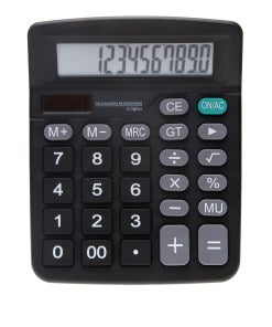 Calculadora Jumbo Escritorio Med. PCAZ 12 Dig.