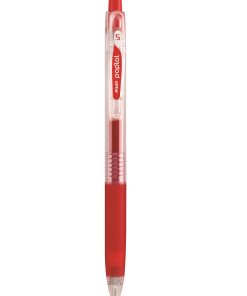 BOLIGRAFO PILOT POPLOL .5 ROJO RETRACTIL GEL 18001