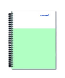 CUADERNO ESTRELLA SEMI-RIGIDA 0525 PROF.5MM DOB.ESPIRAL