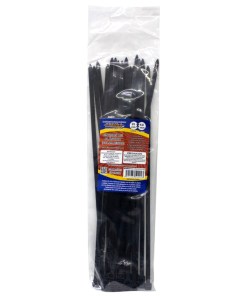 CINCHO PASCUA PLASTICO 25CM NEGRO C/25 2525AA