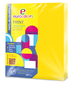 PAPEL EUROCOLOR PRINT C/100 AMARILLO EC3059 CTA